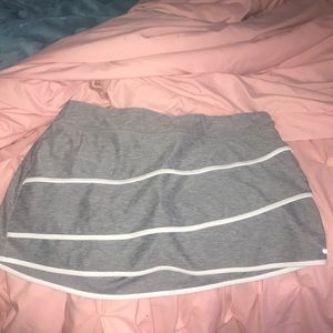 Grey tennis skirt